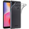 REY Cover in Gel TPU Trasparente per XIAOMI REDMI 6, Ultra Sottile 0,33 mm, Morbido Flessibile, Custodia Silicone