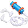 Elprico Lettore Mp3 Impermeabile per Nuotare, Goditi Fino a 2.000 Canzoni, Lettore Musicale Subacqueo da 8 GB con Auricolari a Prova di Acqua, Lettore Musicale, Suono Hifi per (BLUE)