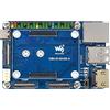 Waveshare Mini Scheda di Base per Raspberry Pi Compute Module 4 Lite/EMMC Serie Modulo, con Standard CM4 Socket e Raspberry Pi 40PIN GPIO Header, per la Valutazione di CM4 o Integrata nel Prodotto Finale