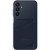 Samsung Card Slot Cover custodia con tasca per tessere per Galaxy A25 5G, Blue Black