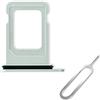 Cemobile Supporto per slot per scheda SIM di ricambio per iPhone 12 da 6,1 pollici (versione singola SIM) con anello di tenuta in gomma impermeabile + vassoio SIM Pin aperto di espulsione (verde)