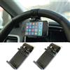 HMYCL Supporto per cellulare auto per volante auto, 2023, aggiornamento clip per auto, volante, universale, per cellulare, compatibile con smartphone, 2 pezzi