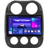 Cuifati Autoradio da 10,1 Pollici, Lettore Multimediale Touchscreen IPS per CarPlay per Android Auto, Controllo Vocale Bluetooth WIFI GPS per Autoradio per Patriot Dal 2010
