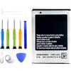 ERYNK EB494358VU - Batteria di ricambio compatibile con Samsung Galaxy Ace GT S5830 S5830i con set di attrezzi