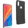 REY Cover in Gel TPU Nera per XIAOMI Mi Mix 2s, Ultra Sottile 0,33 mm, Morbido Flessibile, Custodia Silicone