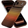 CASEKULT per iPhone 17 Pro Max Cover Compatibile con Magsafe, Fibra Aramidica 1500D Stampa Sottile con Texture Carbonio Cover Magnetica Protettiva per iPhone 17 Pro Max, Presa Comoda, Tramonto