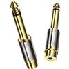 MOSWAG Adattatore RCA a 6.35 mm RCA Adattatore Femmina a 6.35mm
