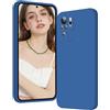 ISOI - Cover per Xiaomi Redmi Note 10 4G/Redmi Note 10S, Custodia Morbida in Silicone Liquido, Protezione Completa Antiurto Ultra Sottile per il Corpo - Blu