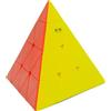 Bukefuno QY Toys Piramide 4 x 4 cubo magico senza sticker, MoFangGe 4 x 4 x 4 cm, puzzle magico cubo di velocità