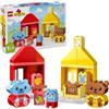LEGO DUPLO Attività Quotidiane: Mangiare e Andare a Letto, Giochi per Bambini e Bambine da 1.5 Anni in su, Playset per l'Apprendimento Socio-Emotivo con 4 Animali Giocattolo, Regalo Educativo 10414