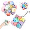 HBSFBH 2 Pezzi Tastiera Fidget Toys per Adulti, Fidget Clicker per Tastiera, Tastiera Giocattolo Fidget, Portachiavi Fidget Tastiera, Tastiere Fidget Clicker con Luce LED, per Ansia, Ufficio, Scuola