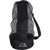 CampTeck U7081 Sacca Palloni Sacco Sportivo Portapallone Borsa Palloni Poliestere con Tracolla (12-15 palline) - Nero