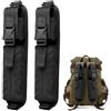 DEARBAG Molle Accessori Zaino Tattico, Borsa a Tracolla Resistenti e Impermeabile, Tasca Porta Cellulare con Doppia Cerniera e Tasca Superiore, per Esercizi all'Aperto, Escursionismo, Caccia e Pesca (Cachi)