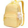 SUN EIGHT Zaino Casual 30L Impermeabile - Zaino di Grande Capacità per Uso Quotidiano, Viaggio e Scuola, Zaino Leggero Unisex Uomo Donna (Giallo)