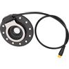 Asixxsix Sensore di pedalata assistita, sensore di pedalata assistita per bici elettrica ad alta sensibilità Sensore di pedalata assistita a 12 magneti con sensori Dual Hall (small hole)