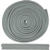 Aerzetix - C72053 - Nastro bordatore sbieco Banda Decorativa 4.5 Metri x 10mm - in Poliestere 50% e Cotone 50% - Colore Grigio Scuro - passamaneria gallone Vestiti Cuscini trapunte