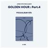 ATEEZ 13th Mini Album GOLDEN HOUR Part.4 POCA A Ver. QR Card + P.Card + adesi...