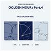 ATEEZ 13th Mini Album GOLDEN HOUR: Part.4 POCA Random Ver. QR Card + P.Card +...