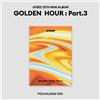 ATEEZ 12th Mini Album GOLDEN HOUR: Part.3 POCA Ver. QR Card + P.Card + adesiv...