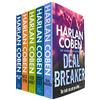 Orion Myron Bolitar Series 5 Books Collection Set by Harlan Coben (Deal Breaker, Drop Shot, Fade Away, Back Spin & One False Move)