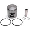 cyclingcolors Pistone e fasce elastiche moto ciclomotore motore 50cc compatibile con peugeot 103 D 39,91mm lettera D
