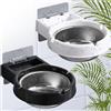 Brateuanoii 2 Pezzi Posacenere a P-arete Impermeabile, P-osacenere a P-arete Per Bagno, Posacenere da Parete, P-osacenere a Parete Per Esterni, da Posizionare in Servizi Igienici, Camere da Letto e Corridoi