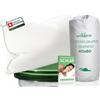 Welldora Cuscino 40x80 Alta Qualità | Cuscino Piuma d'Oca e Piumino 100% Naturali | Guanciale Cervicale Ergonomico 3 Camere Medio Duro Scientificamente Testato, Certificato Oeko-Tex. in Germania