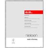 nielsen cornice per foto, 40 x 50 cm, alluminio, Argento opaco, cornice per posterper appenderein formato verticale e orizzontale, vetro sintetico, Atlanta
