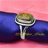 Verde Rame Turchese Gemma 925 Argento Sterling Natale Anello Tutte le Misure