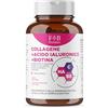 F B PHARMA Collagene con Acido Ialuronico e Biotina - 180 Capsule per Pelle, Capelli e Unghie - Formula Completa ad Alta Concentrazione - Prodotto in Italia