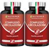 Laboratoires Nutrimea COMPLESSO CIRCOLAZIONE | Gambe Gonfie e Pesanti | 100% Naturale | Circolazione sanguigna | Vite Rossa, Ippocastano e Amamelide | 90 Capsule Vegane IT | Nutrimea