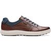 Clarks Mapstone Lace Mens Mahogany Leather, 7