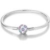 LIGHTDOG 925 Bracciale a catena di serpenti in argento Adatto per l'Europa Bracciale con ciondolo Perline Bracciale in argento Sterling Regali da donna per le persone care