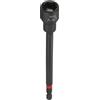 QUARKZMAN Bussole per Avvitatore 13mm Metriche Attacco Esagonale 1/4 Magnetici a 6 Punte Lunghe da 6 (150 mm) Chiavi a Bussola Cambio Rapido Acciaio CR-V Fosfatato per Avvitatori, Nero