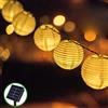 Bawoo Stringa di Luci Catena Luminosa Giardino Luci Esterno Solare Bawoo 5,5m 30 LED Lanterne Solari Catene Lucine Decorative Esterno Lanternine Impermeabile Solari Luci Natale Feste Atmosfera Bianco Caldo