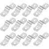 PATIKIL 10mm Fascetta Rigida Per Tubi, 12 Pz Fascette In Acciaio Inox 304 Con 2 Fori Supporto A U Spesso Per Fissaggio Tubi Cavi E Cavi, (2/5)