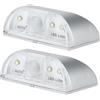 Kukyller Luce per buco della serratura 2 pezzi, lampada per porta a LED per buco della serratura Sensore di movimento per luce del buco della serratura per porta e corridoio
