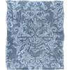 Bridgerton Bee Mask Damask Pattern Coperta super morbida al tatto setoso 152 X 127 Cm