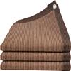 QHAIYYBF Rete Ombreggiante,80% Resistente Ai Raggi UV Telo Ombreggiante,Telo Ombreggiante Esterno Rete Traspirante Panno Ombreggiante per Colture Serre Esterno Giardino(2.5x4 m)