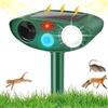 YwuLy Spaventatore per gatti da giardino a ultrasuoni, impermeabile con flash a LED e sensore di movimento PIR, per gatti espellere da giardino, efficace contro gatti, cani, uccelli, volpi, ratti, martore