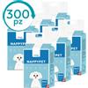 AqpetFriends Nappy Pet Basic Tappetino Assorbente Con Strisce Adesive 300 pz (6 confezioni da 50 pezzi)