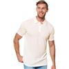 Merino.tech Polo de Lana Merino Hombre - Antiolor Camisas 100% Lana Merino para Hombre Manga Corta Transpirable Regular Fit (Creamy Polo, X-Large)