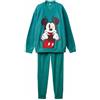 United Colors of Benetton Pig(Maglia+Pant) 3I474P032 Set di Pigiama, Verde, L Uomo