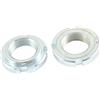 A ABSOPRO Tono Argento M26 x 1.0 Moto Sterzo Gambo Blocco Dado (2Set)