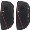 KULCSOK Guscio in silicone Compatibile con BMW IX X1 X5 50e X6 Xdrive40i X7 2025 2024 2023 Serie 7 i7 XM Guscio in silicone per chiave 2 pezzi Nero