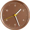 Hay - Orologio murale Jasper Morrison - Marrone - ABS riciclato - Designer Jasper Morrison