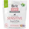 BRIT CARE Dog Sustainable Sensitive fish insekt per cani adulti con pesce e insetti 1 kg