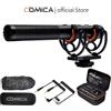 COMICA Microfono shotgun COMICA VM20, microfono professionale super cardioide con supporto antiurto, microfono per videocamera per registrazione video