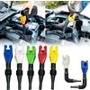 DUTRIEUX Strumento di trasferimento del filtro dell'imbuto dell'olio in plastica del motore a benzina di rifornimento del motociclo dell'automobile pieghevole Strumento di drenaggio dell'imbuto flessibile