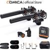 COMICA VM40 Microfono Shotgun Wireless Super Cardioide a Doppio Canale 2.4G, Modalità Dual Cablata e Wireless, per Fotocamera/Smartphone/PC
